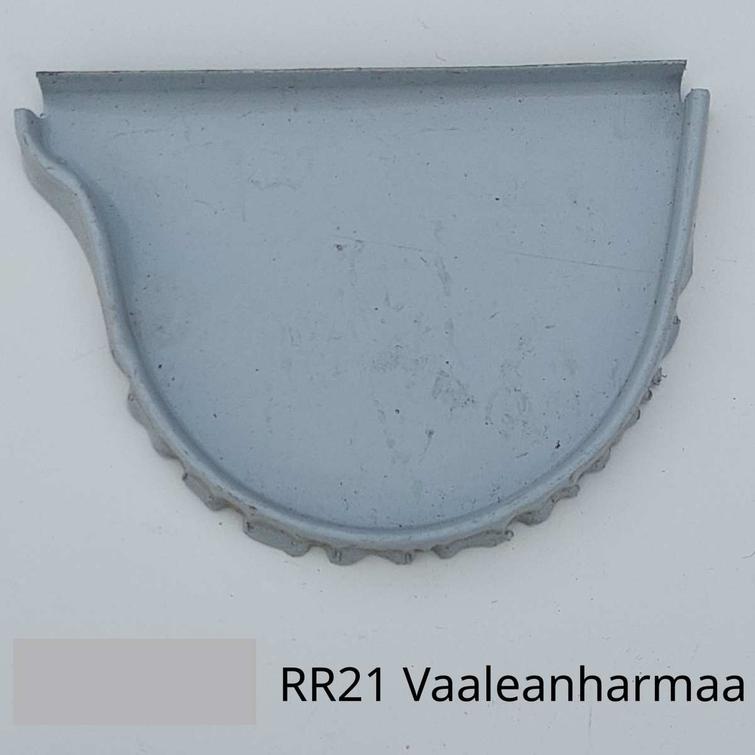 Puolipyöreän kourun päätylappu, oikea (Puuilo yhteensopiva)