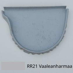 Puolipyöreän kourun päätylappu, oikea (Puuilo yhteensopiva)