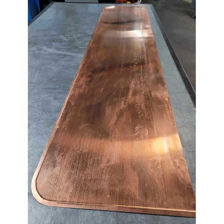 Uunineduspelti 1800x400mm, kuparia