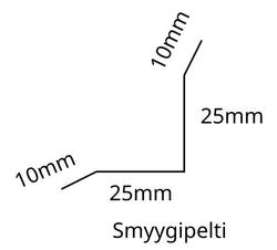 Smyygipelti/smyygilista 1,75m
