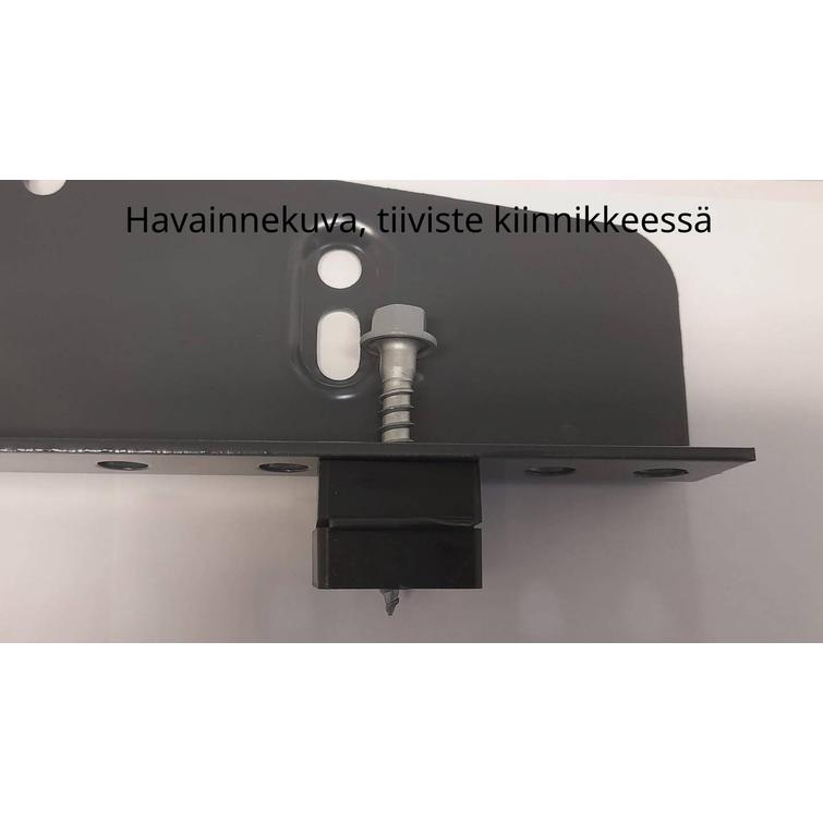 Lumiesteen kiinnikkeen kumitiiviste 46mm x 28 mm