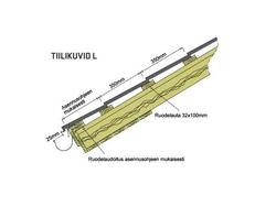 Kesto tiilikuvio L tai XL