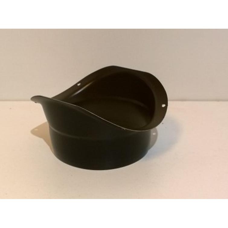 Puolipyöreän kourun lähtö 100mm torvelle