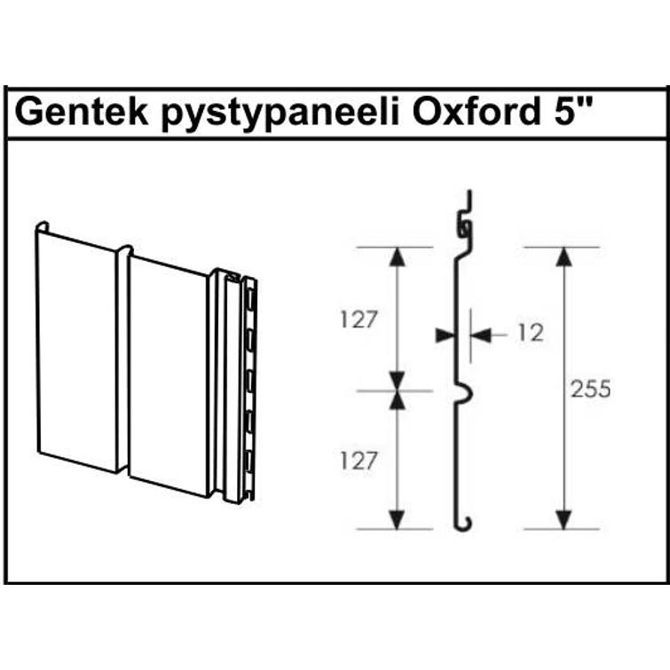 Pystypaneeli Gentek Oxford 10" 365
