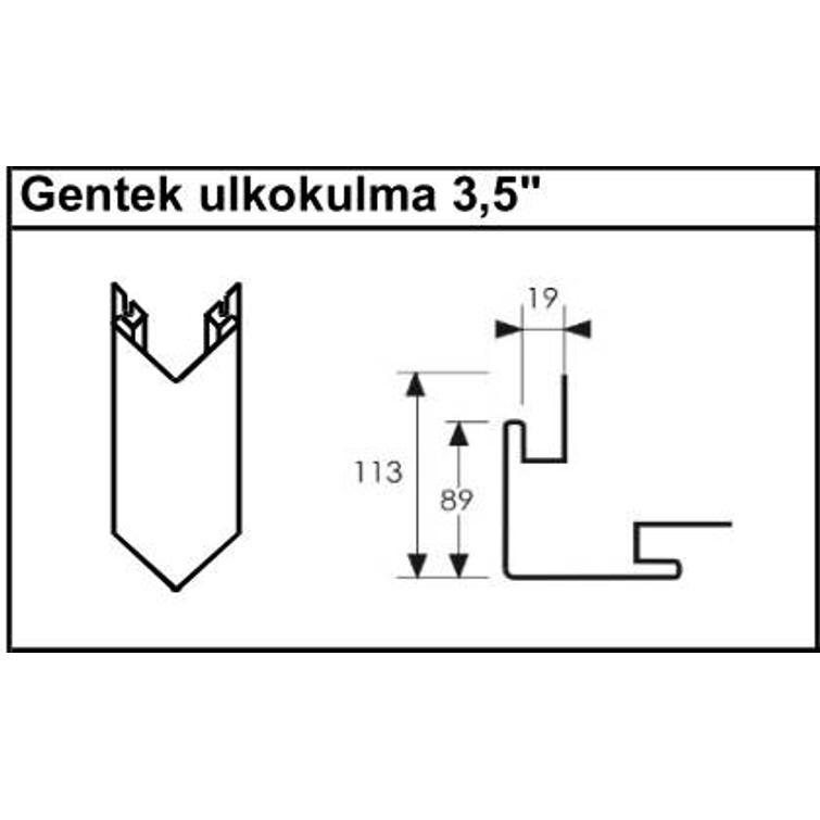 Ulkokulma Gentek 3,5"